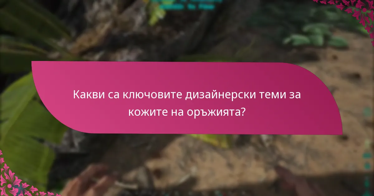 Как кожите на оръжията се сравняват по отношение на предпочитанията на играчите?
